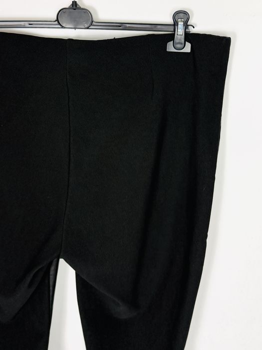 Legginsy z eko skóry i materiału w prążki 5XL 50 C&A