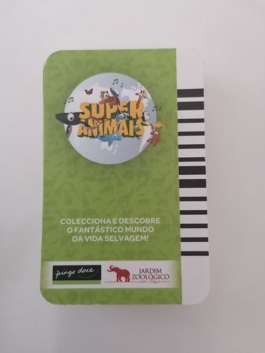 Cartas coleção super animais pingo doce