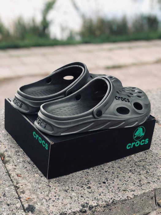 Crocs Dark Green мужские для дома улицы квартиры Тапочки Крокс чоловіч
