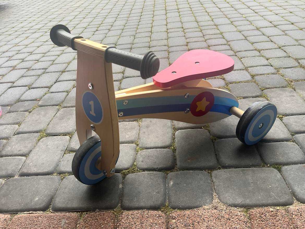 Oddam GRATIS samochód przy zakupie Playtive Rower drewniany
