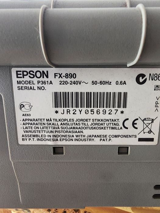 Матричный принтер Epson FX890