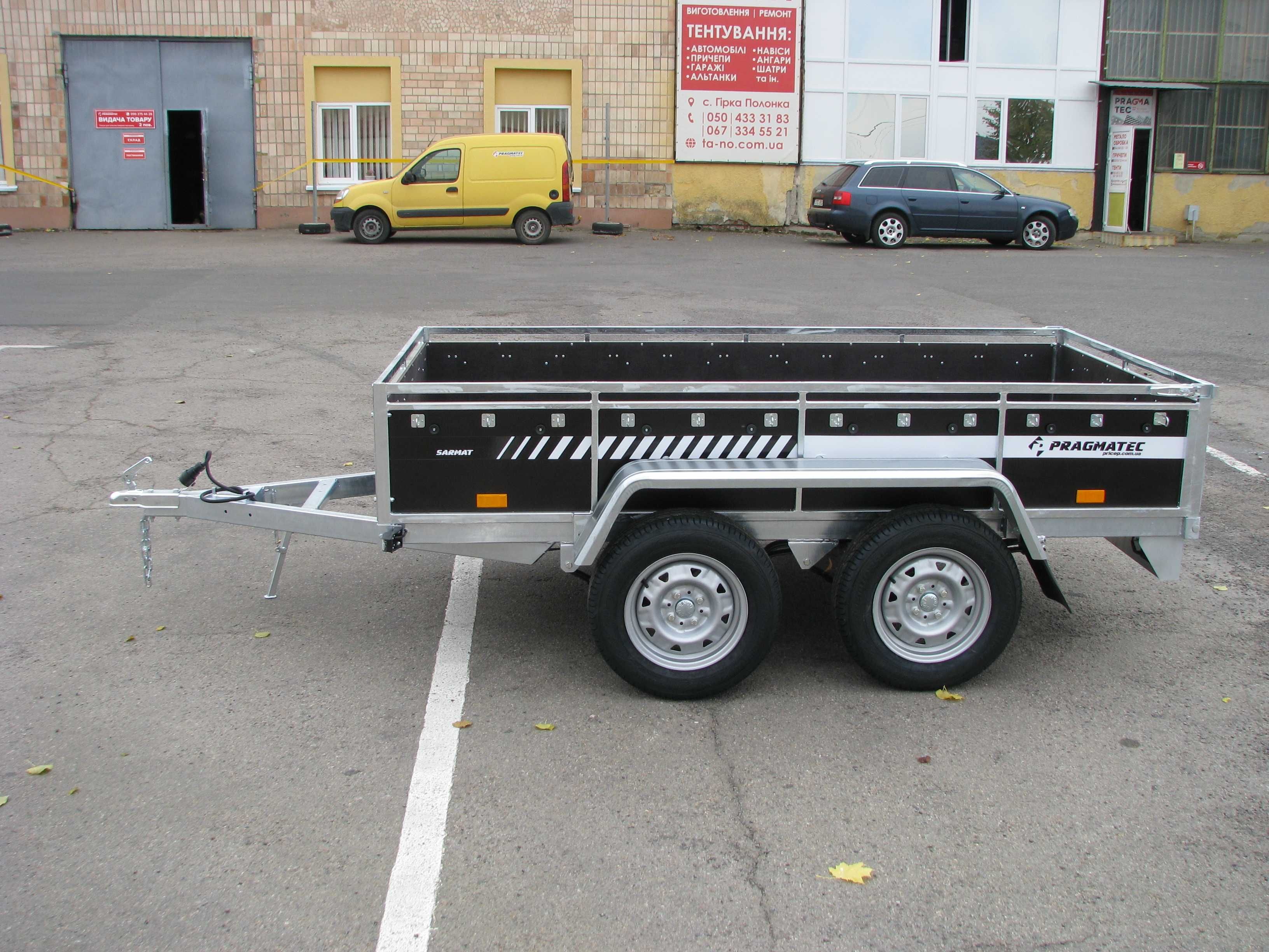 Легковий причіп САРМАТ для важких вантажів / двухосный легковой прицеп