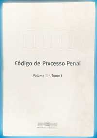 Código de Processo Penal – Volume II – Tomo I, como Novo