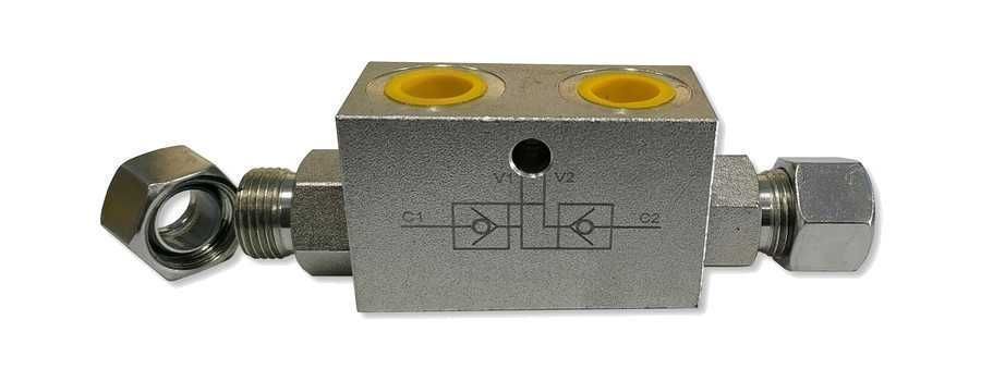 Siłownik CJ2F 63x36 200 z zaworem blokada 3/8'' [8247]