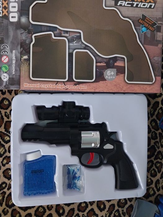 Пістолет іграшкович з гідрогелевими кулями (орбізи)