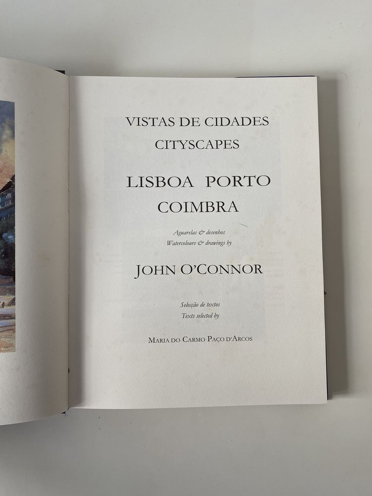 Livro Vistas de Cidade/Cityscapes John O'Connor