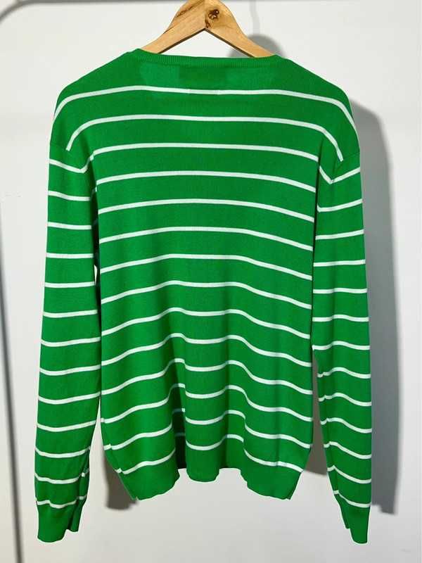 Polo Ralph Lauren zielony męski sweter w serek