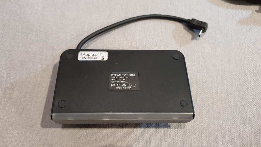 Steam TV Dock - Stacja dokująca do Steamdeck,stan bdb