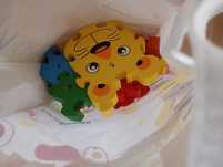 Puzzle drewniane lew