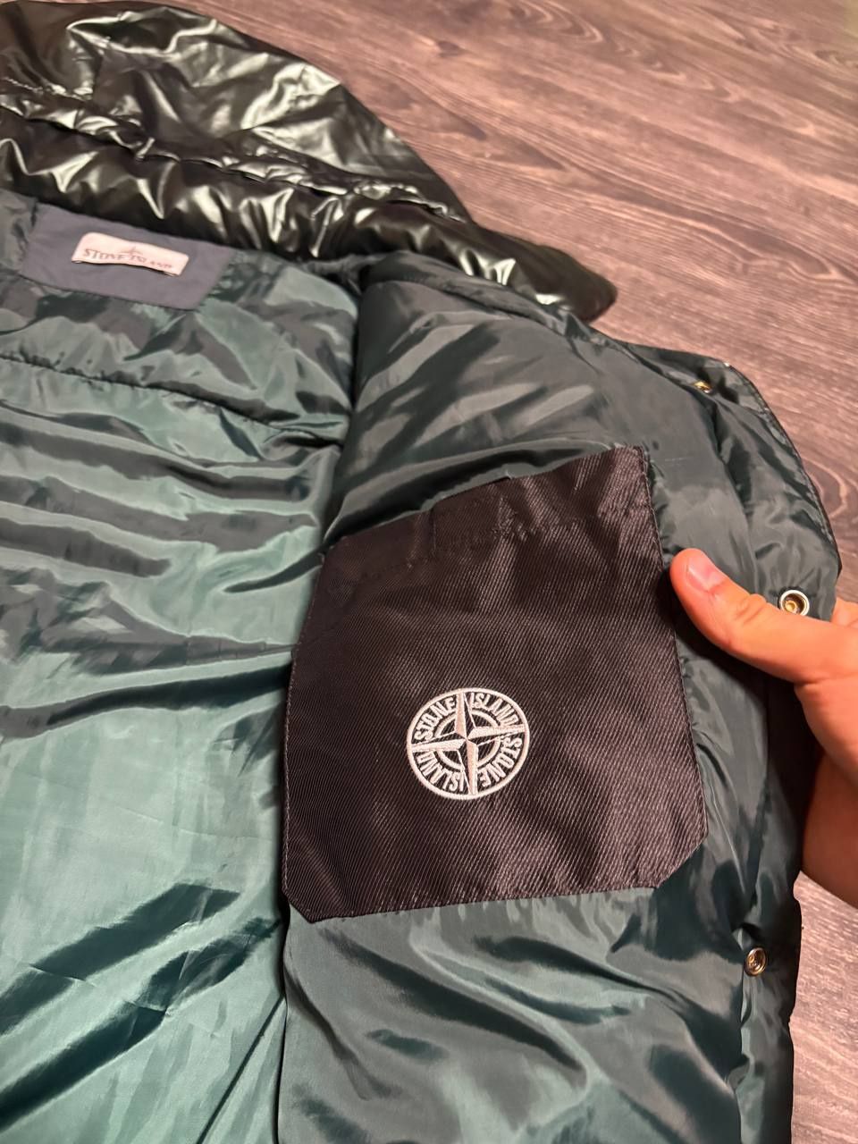 пуховая жилетка Stone Island Garment Dyed нейлоновая оригинал!!!