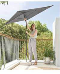 Parasol LIVARNO 210x140 antracyt kremowy