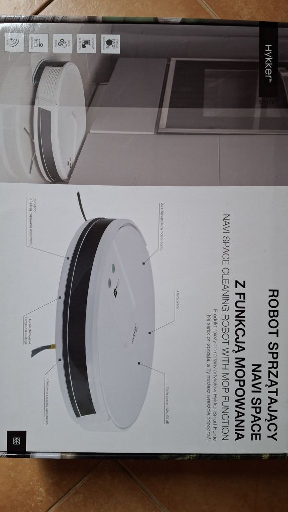 Robot sprzatający Hykker - oryginalne opakowanie