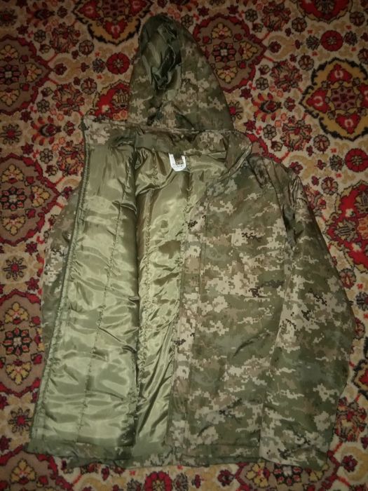 Зимова куртка бушлат з фліскою