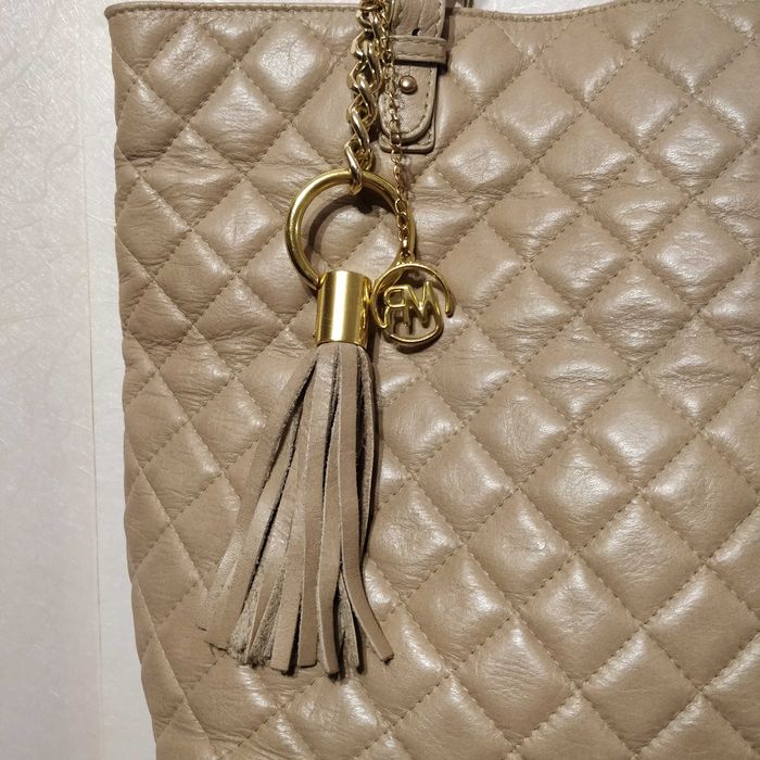 Сумка большая натуральная кожа италия Vera Pelle