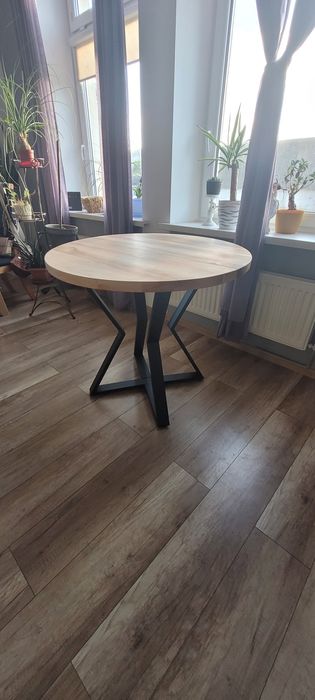 Stół okrągły loftowy dębowy/jesionowy !!!