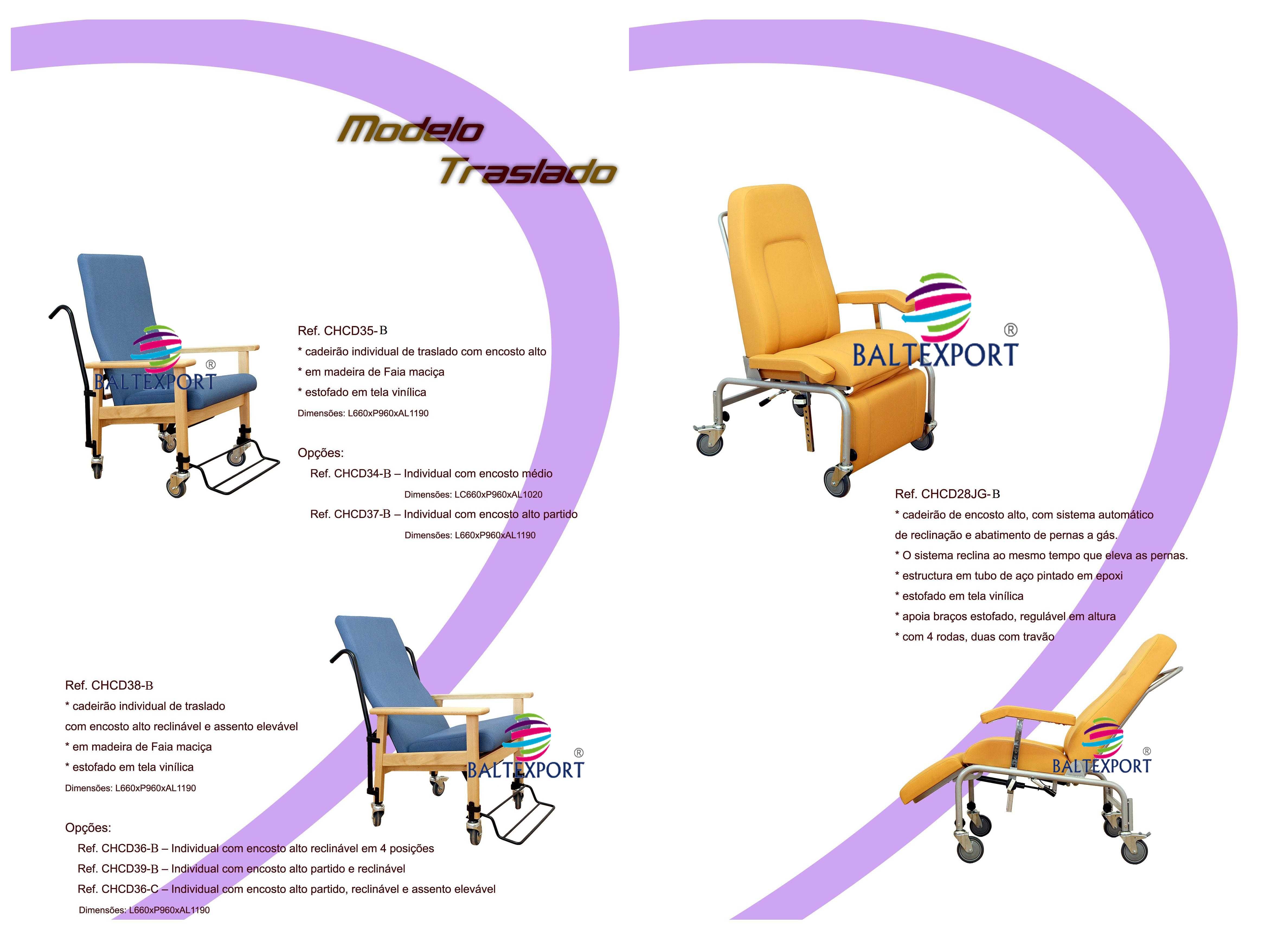Mobiliario Geriatria Ambientes Geriátricos Cadeira em Faia Armários