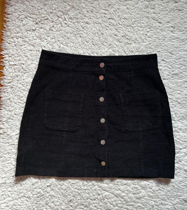 Spódniczka damska sztruks krótka mini L