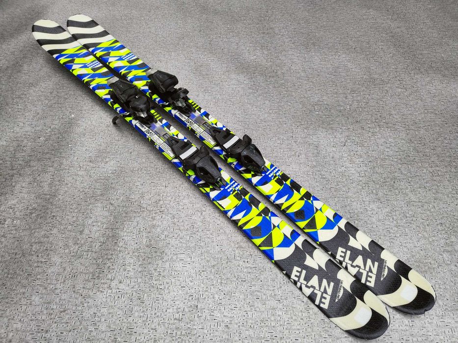 Świetne narty twin tip ELAN PINBALL 145 cm! Po serwisie, Db stan