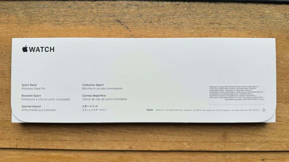 Bracelete desportiva luz das estrelas Apple® Watch de 45 mm - M/L