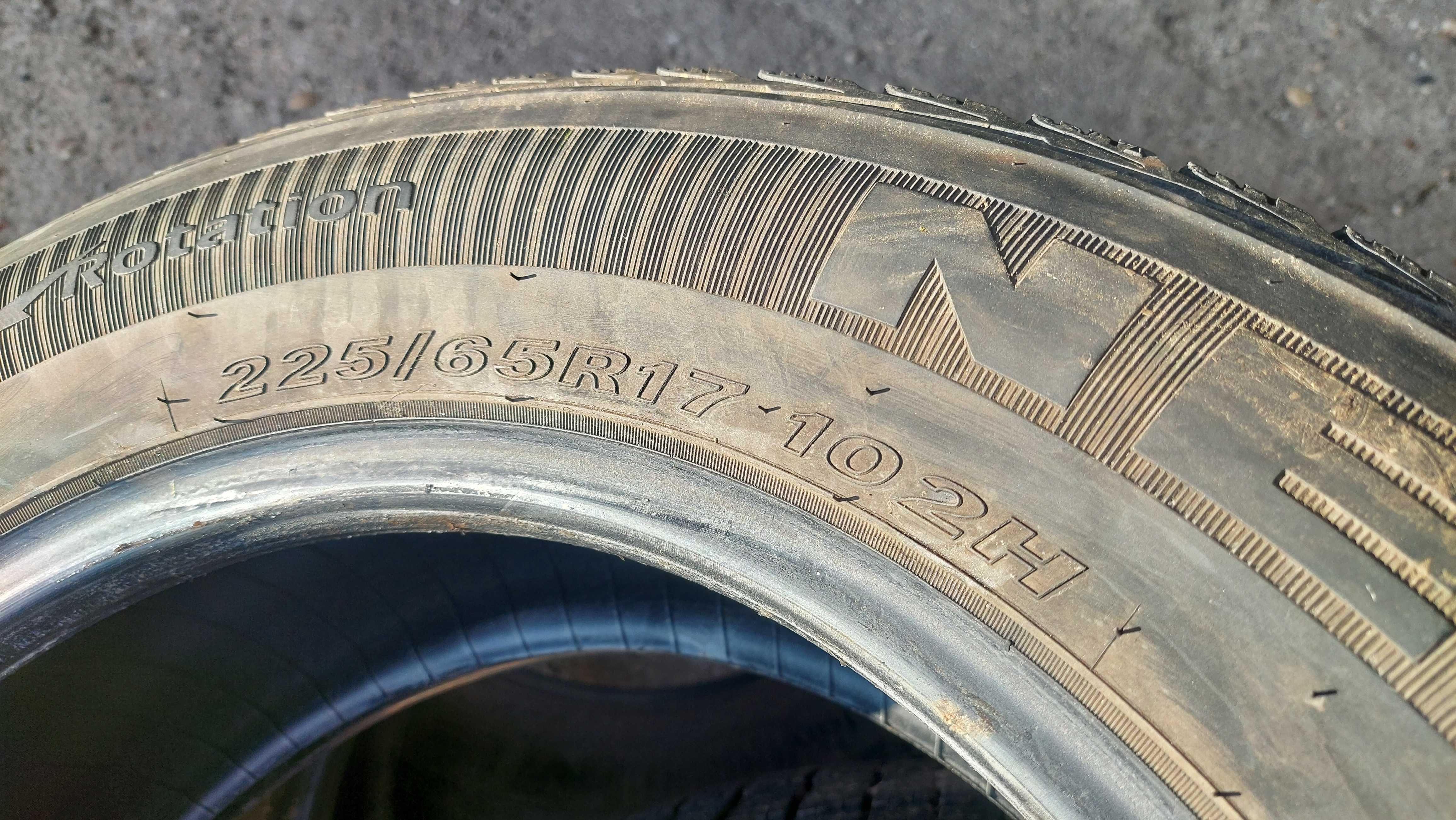 Opony zimowe 4x 225/65r17 102H XL Nexen Winguard SUV MONTAZ