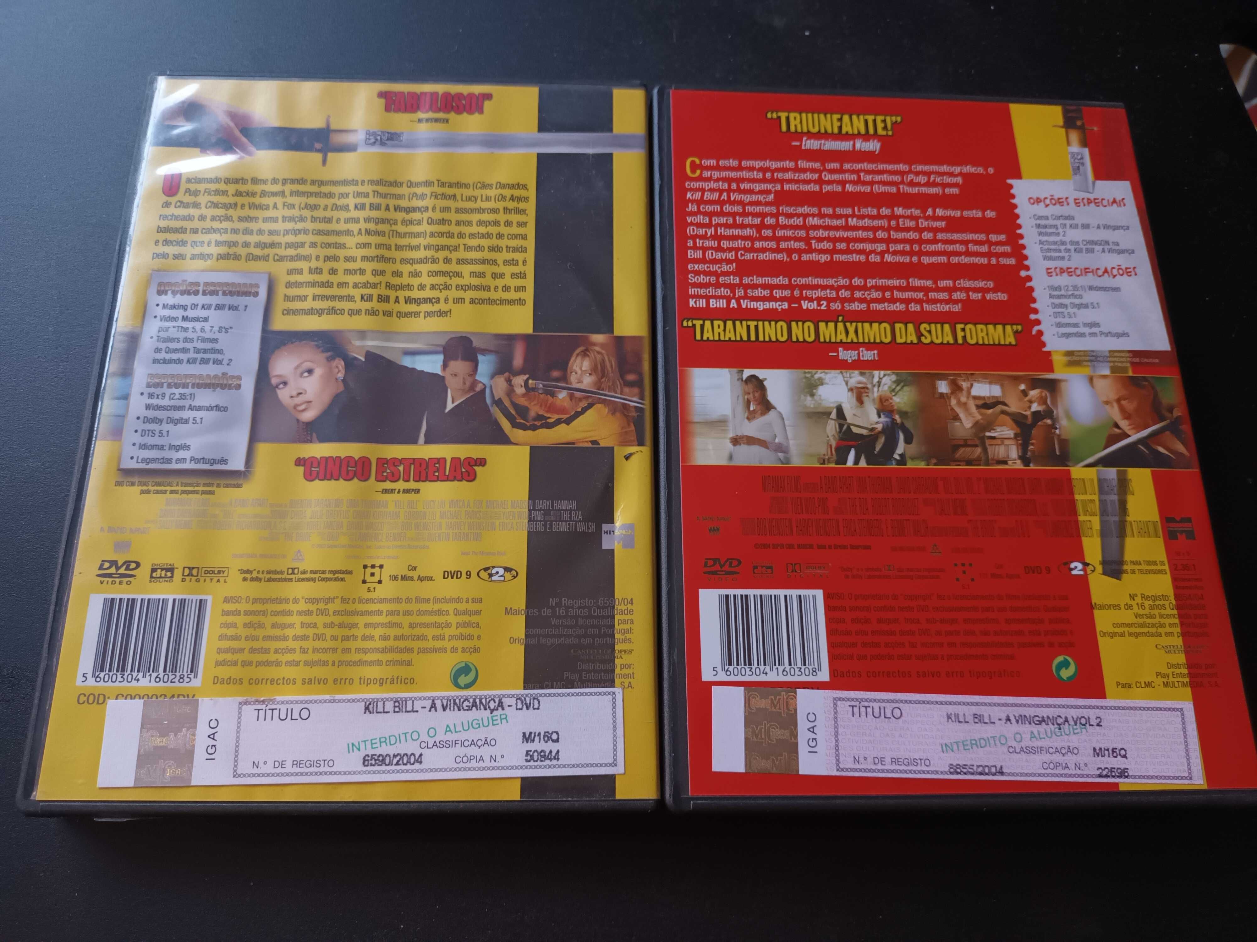 Kill Bill I e II 2003 e 2004