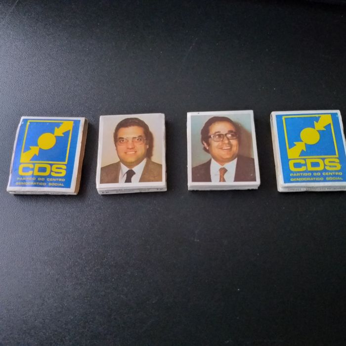 Fósforos  carteiras coleção CDS  - PP memorabília política