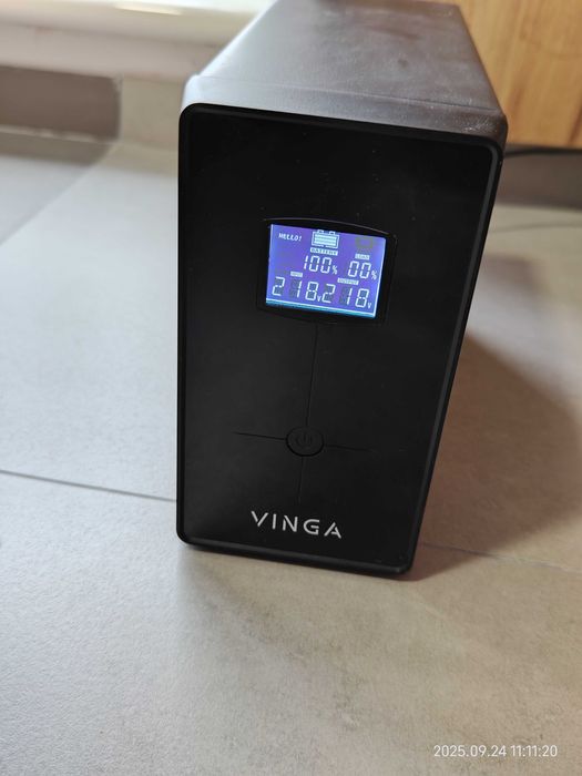 Блок безперебійного живлення Vinga LCD 1500VA metal case VPC-1500PRM3