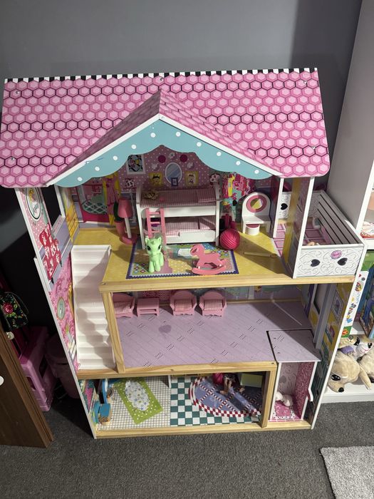 Domek drewniany Xxl z wyposażeniem