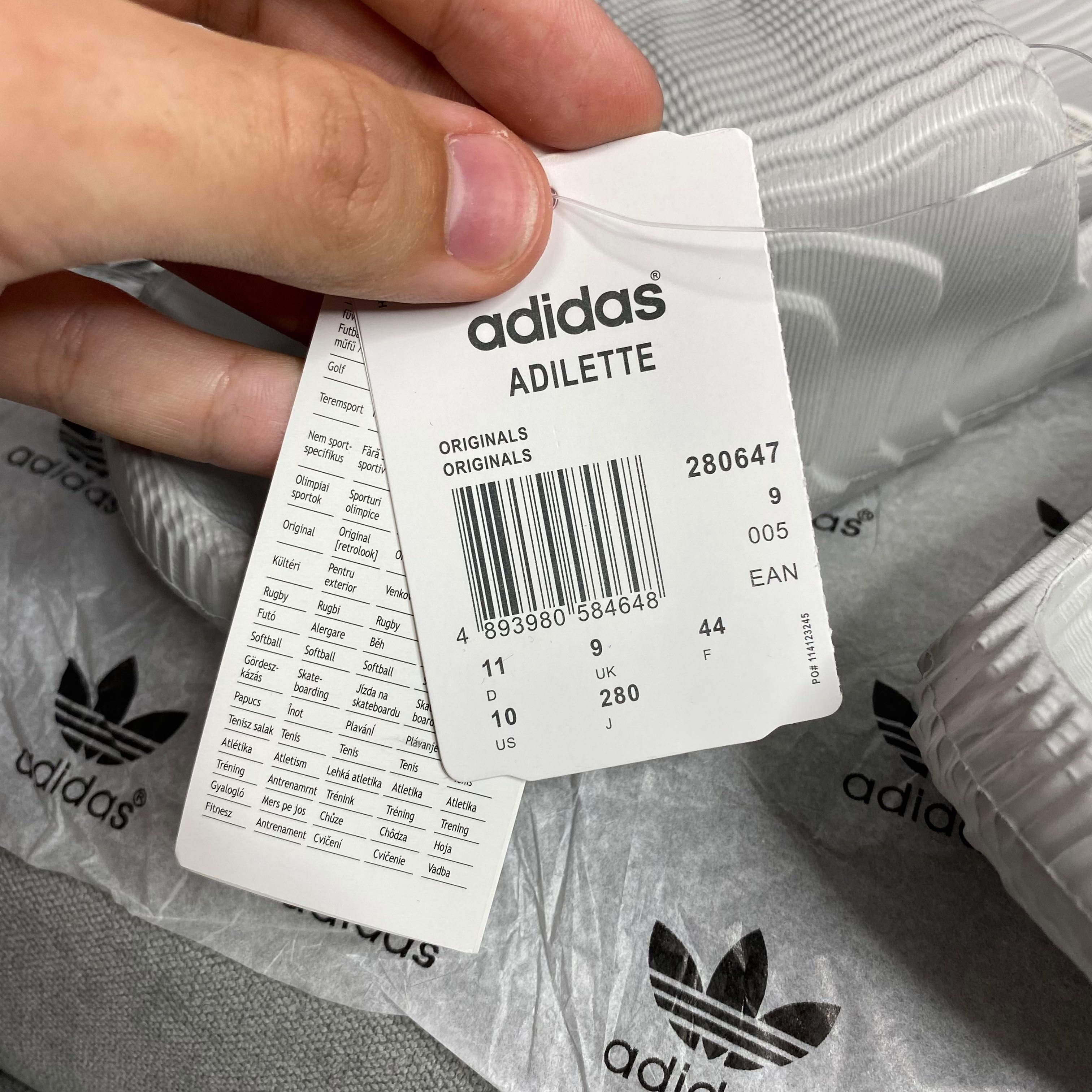 Тапки Adidas Adilette 22 Grey p.
39-45