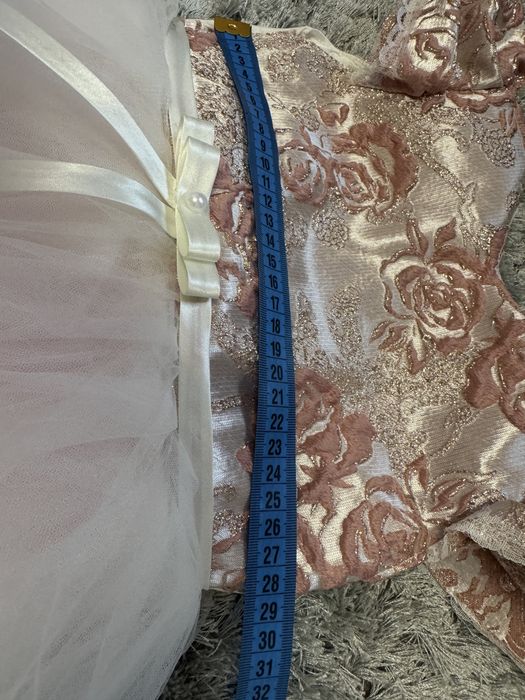 Свʼяткова сукня, пишна, фатинова, рожева, 98,104. 4-5 років