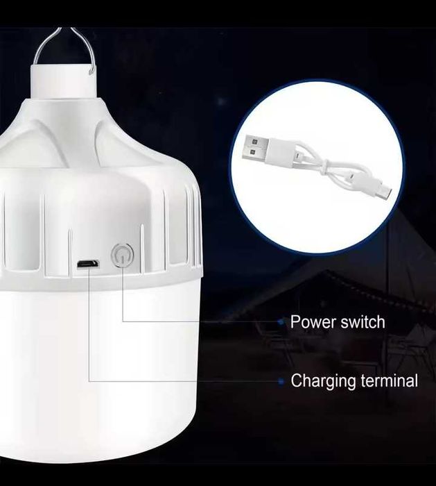 світильник LED акумул 20W 1600Lm 6-12год