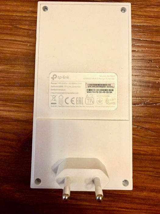 TP-Link WIFI 6 RE700X EasyMesh, Onemesh Extender/Repeater wzmacniacz