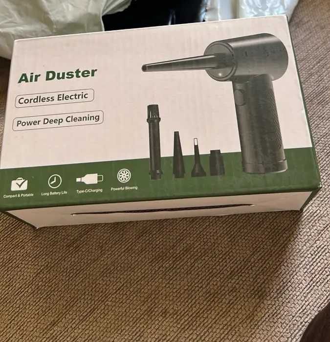 NOVO - Mini Soprador para Limpeza de Computador