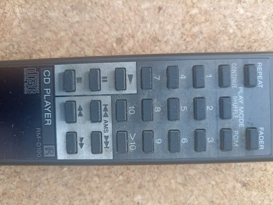 CD player oryginalny pilot do odtwarzacz Sony
