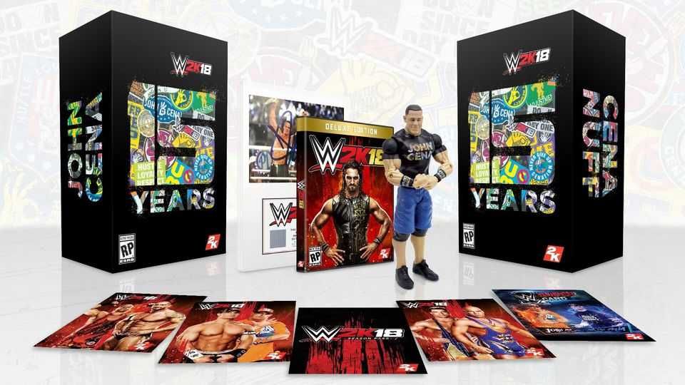 WWE Edição Especial com boneco John Cena - Jogo para PS4