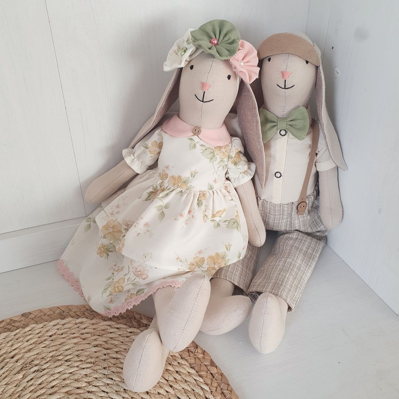 Lalka Królik Tilda Maxi 65/105cm Handmade