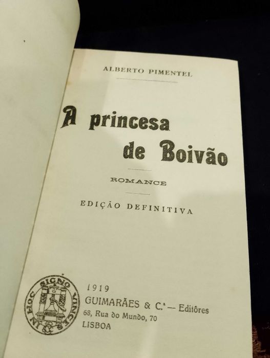 A Princesa de Boivão 1919 Alberto Pimentel