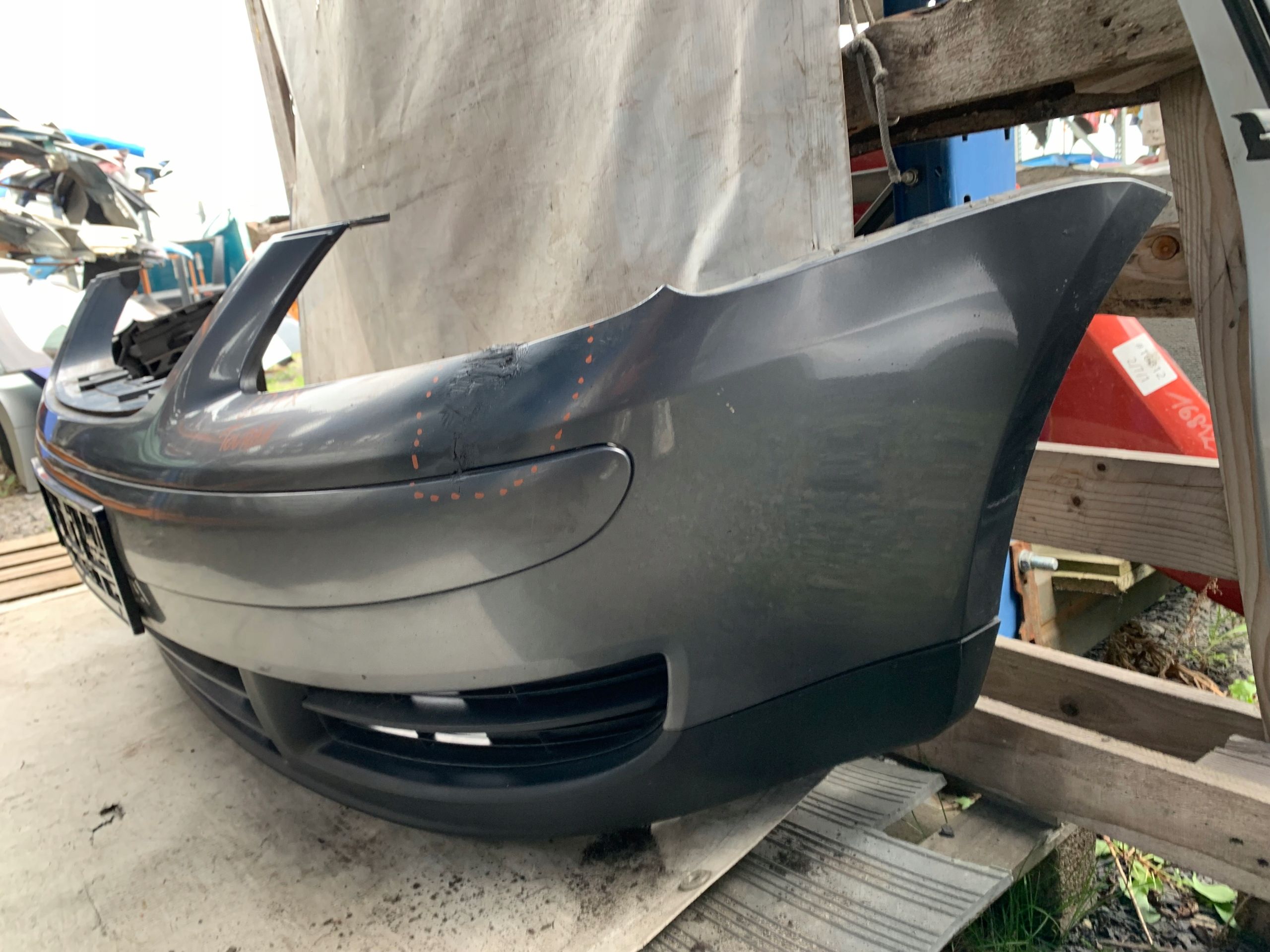 vw touran i zderzak przód przedni ld7x