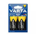 Bateria R20 1,5V 2szt Varta Superlife