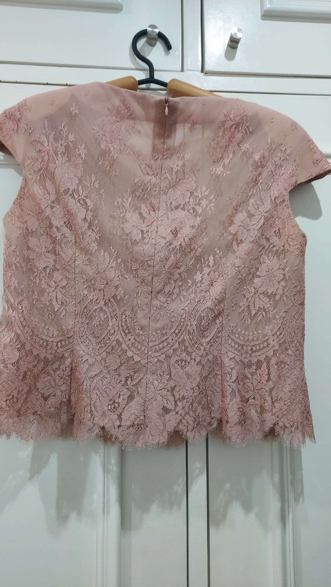 Conjunto cerimónia 3 peças - rosa velho