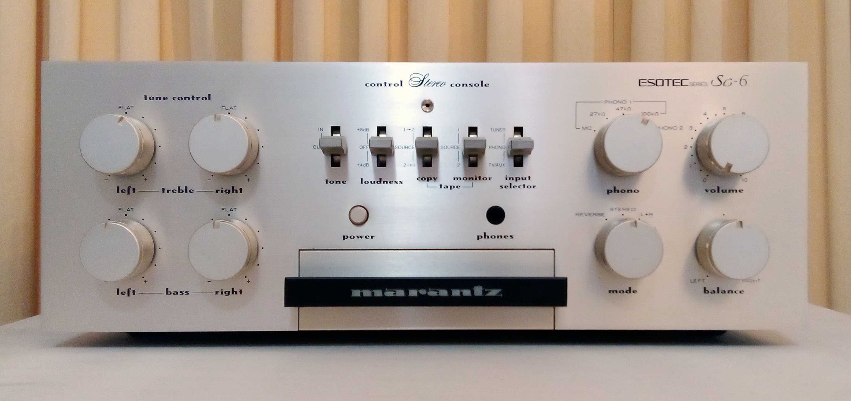 Pré-amplificador - Marantz - Esotec series SG-6