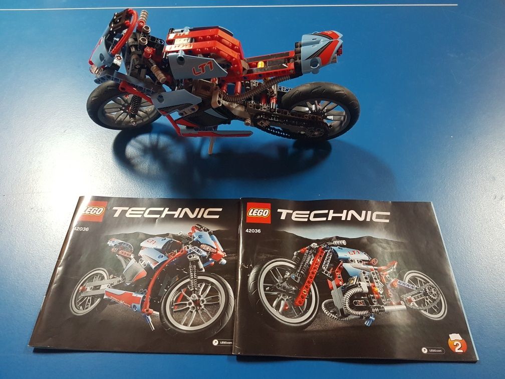 Motor Lego 42036 i 2 instrukcje