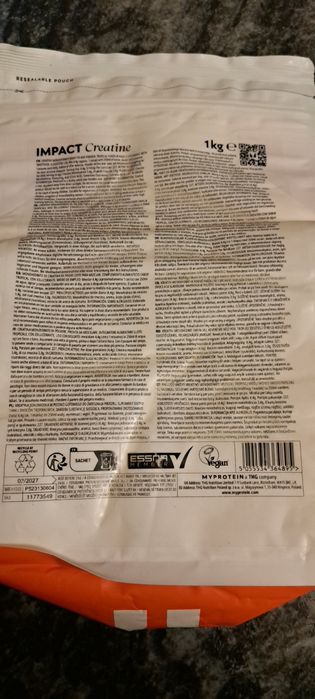 Myprotein kreatyna monohydrat 1kg tropikalne owoce