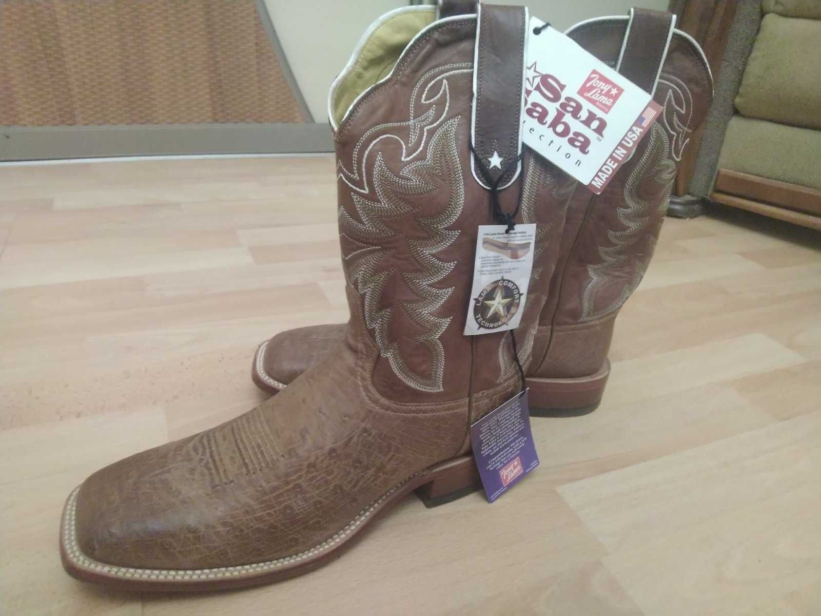 Tony lama American cognac shark нові в упаковці
