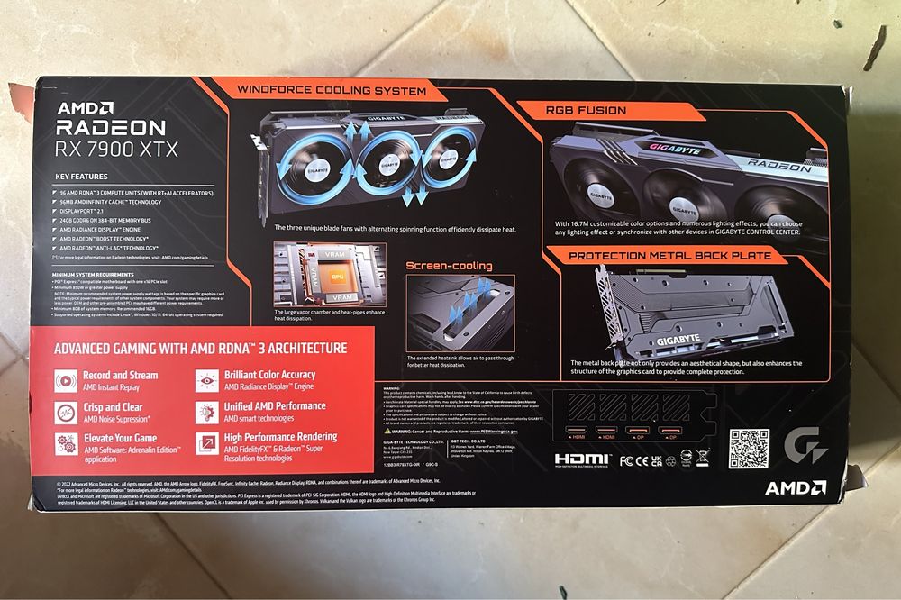 Radeon 7900 XTX 24GB