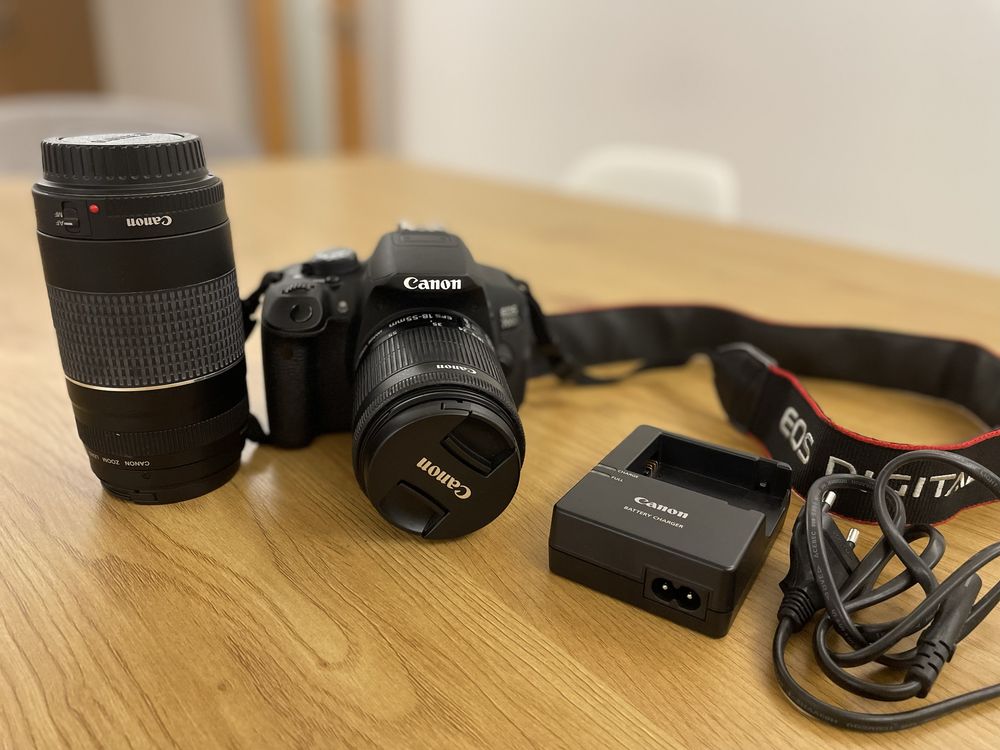 Canon EOS 700D com lentes