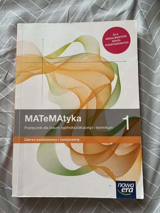 matematyka 1 podręcznik zakres rozszerzony nowa era