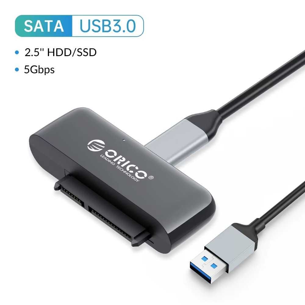 Orico 2,5" адаптер SATA на USB3.0  з селіконовим чохлом.