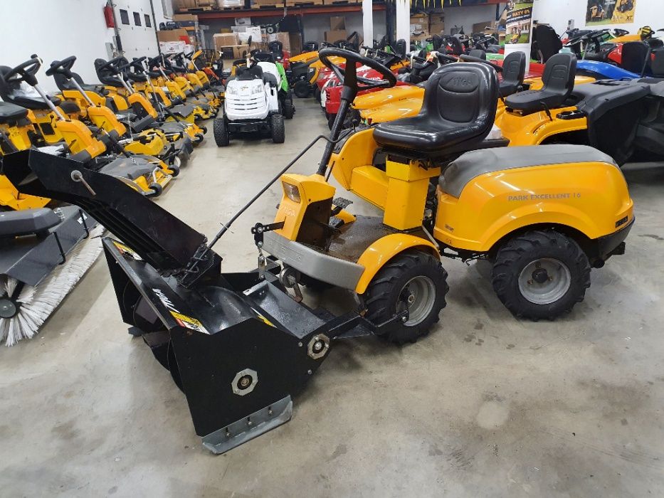Traktor odśnieżarka wirnikowa pług Stiga PARK Excellent 16 jodełki gw.