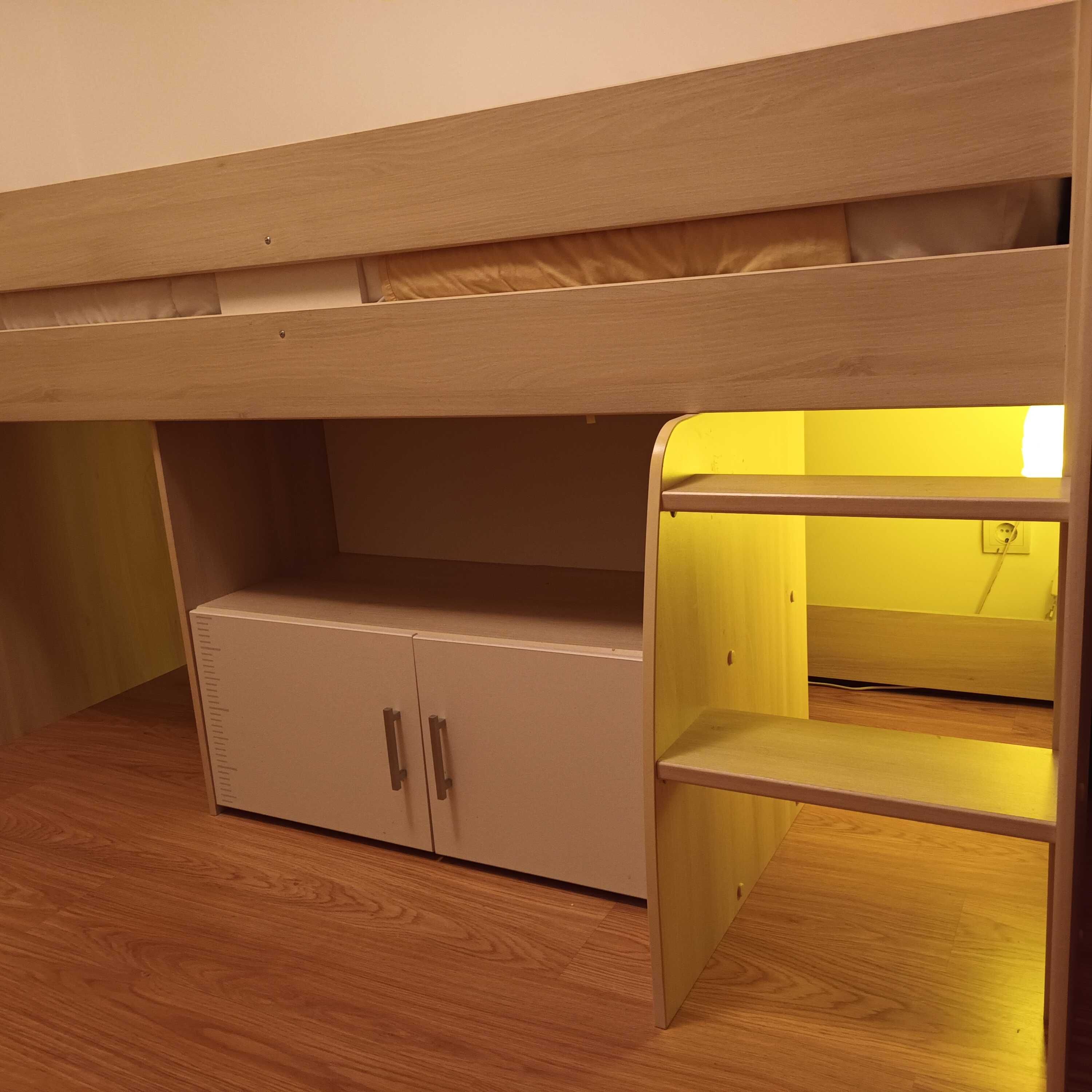 CAMA JUVENIL c/ Colchão (Tipo Beliche)